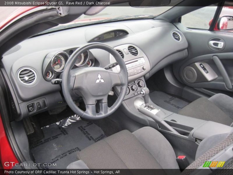 Rave Red / Dark Charcoal 2008 Mitsubishi Eclipse Spyder GS