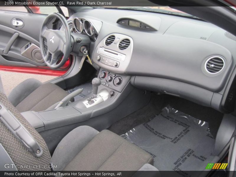 Rave Red / Dark Charcoal 2008 Mitsubishi Eclipse Spyder GS