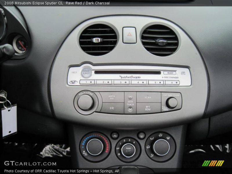 Rave Red / Dark Charcoal 2008 Mitsubishi Eclipse Spyder GS