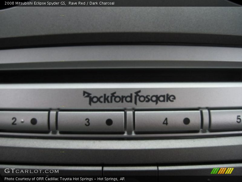 Rave Red / Dark Charcoal 2008 Mitsubishi Eclipse Spyder GS