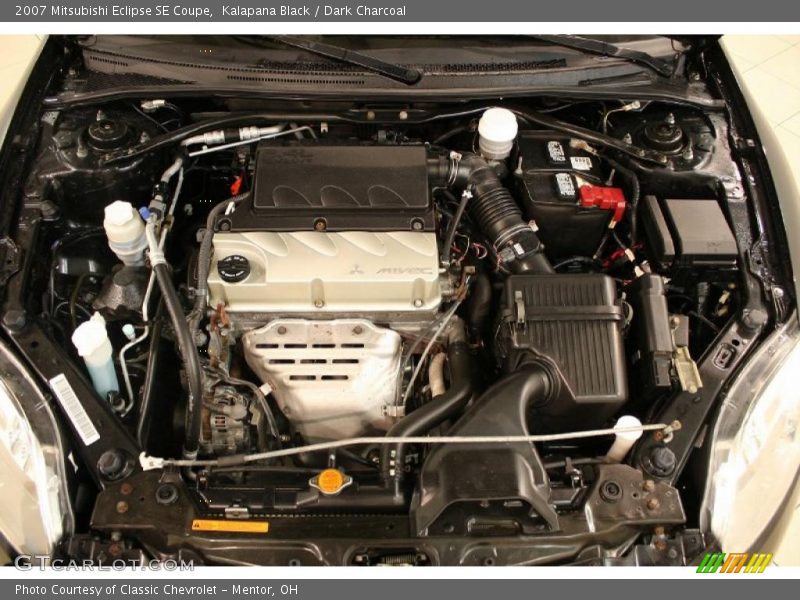 Kalapana Black / Dark Charcoal 2007 Mitsubishi Eclipse SE Coupe