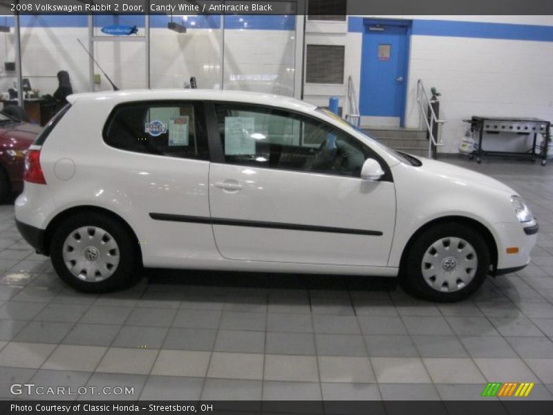 Candy White / Anthracite Black 2008 Volkswagen Rabbit 2 Door