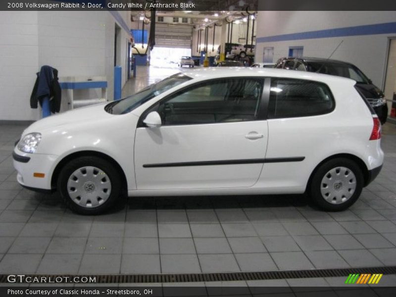 Candy White / Anthracite Black 2008 Volkswagen Rabbit 2 Door