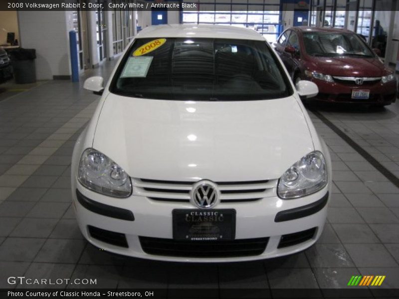 Candy White / Anthracite Black 2008 Volkswagen Rabbit 2 Door