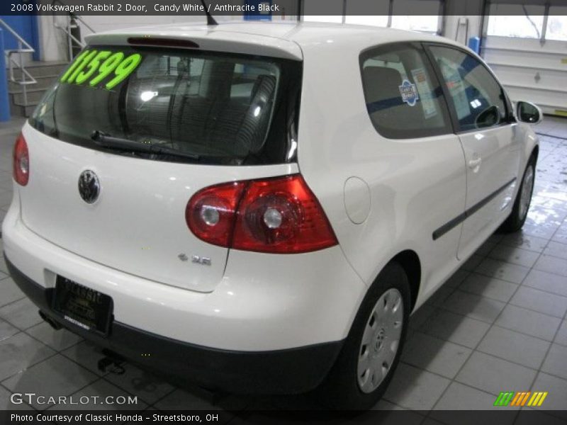 Candy White / Anthracite Black 2008 Volkswagen Rabbit 2 Door