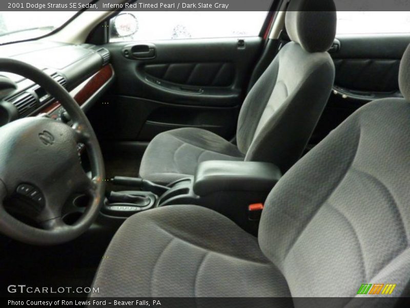 Inferno Red Tinted Pearl / Dark Slate Gray 2001 Dodge Stratus SE Sedan