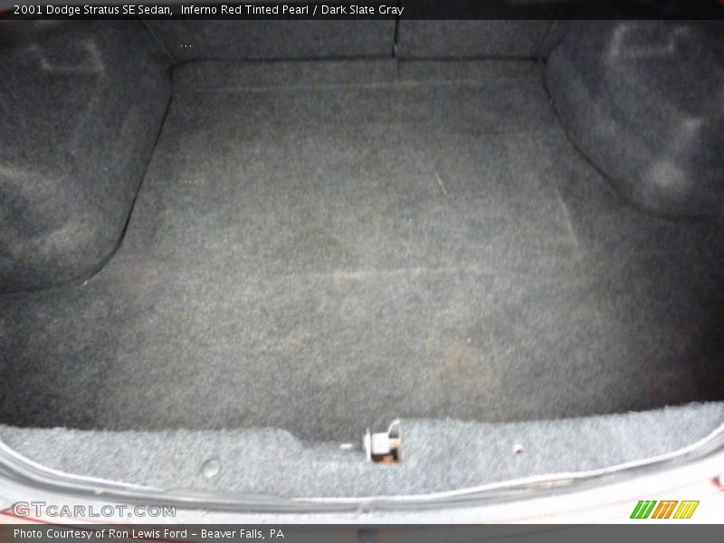 Inferno Red Tinted Pearl / Dark Slate Gray 2001 Dodge Stratus SE Sedan