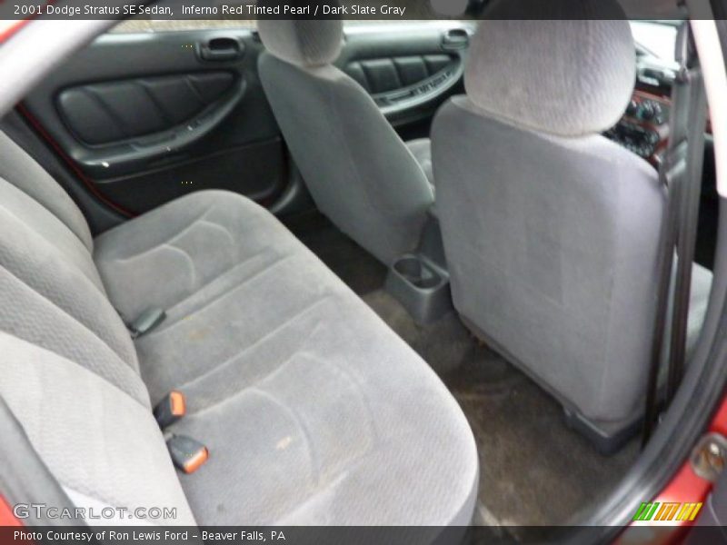 Inferno Red Tinted Pearl / Dark Slate Gray 2001 Dodge Stratus SE Sedan