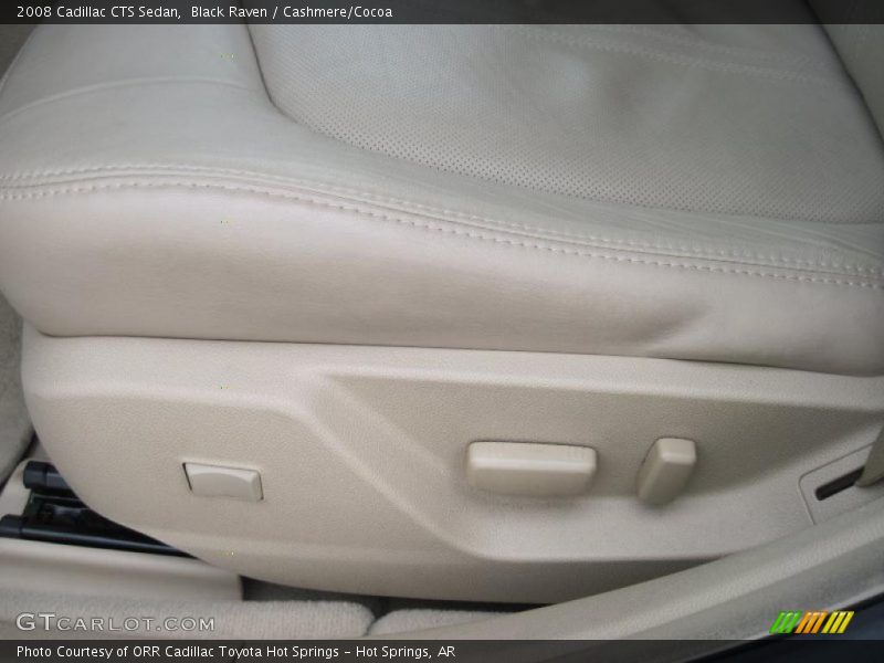 Black Raven / Cashmere/Cocoa 2008 Cadillac CTS Sedan