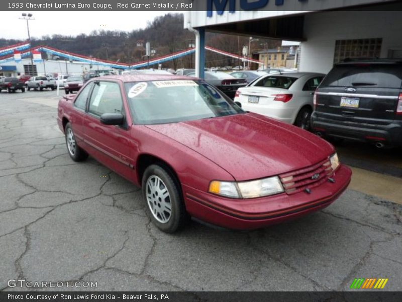 Front 3/4 View of 1993 Lumina Euro Coupe