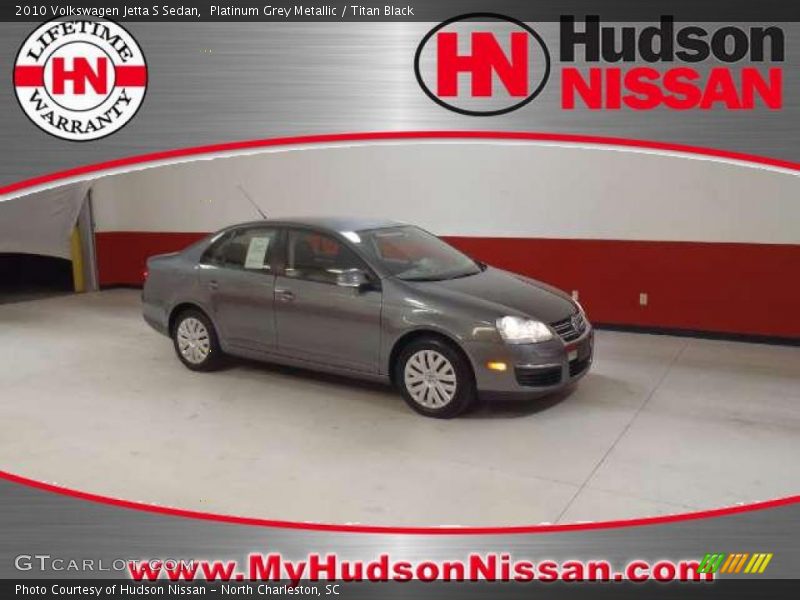 Platinum Grey Metallic / Titan Black 2010 Volkswagen Jetta S Sedan