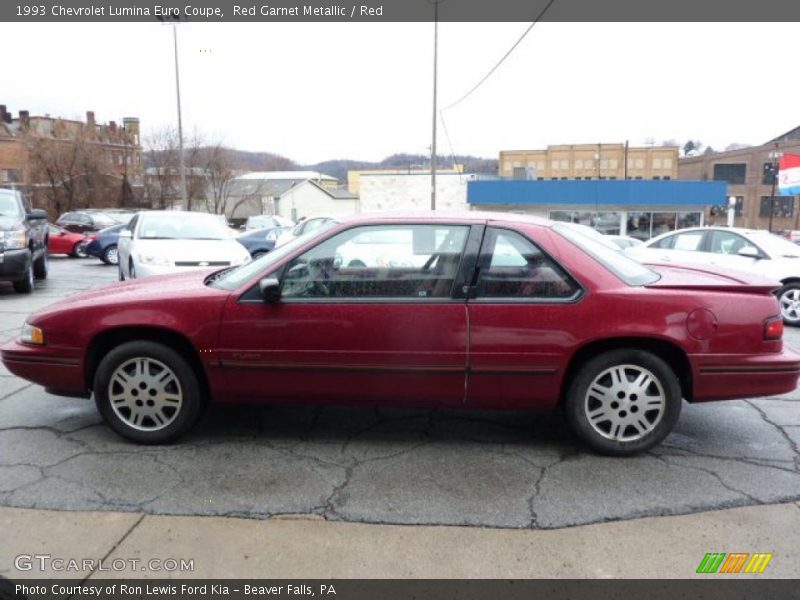  1993 Lumina Euro Coupe Red Garnet Metallic