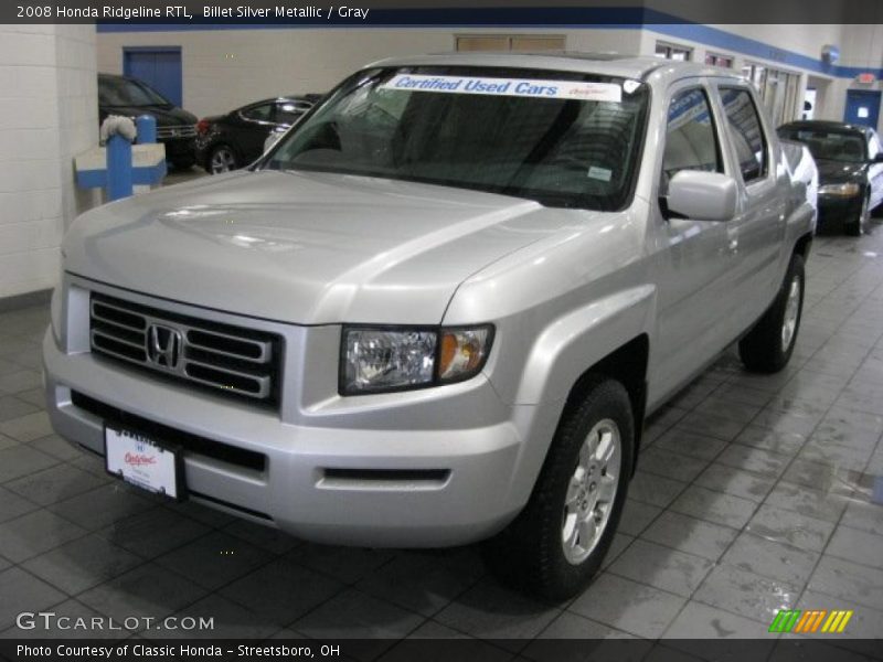Billet Silver Metallic / Gray 2008 Honda Ridgeline RTL