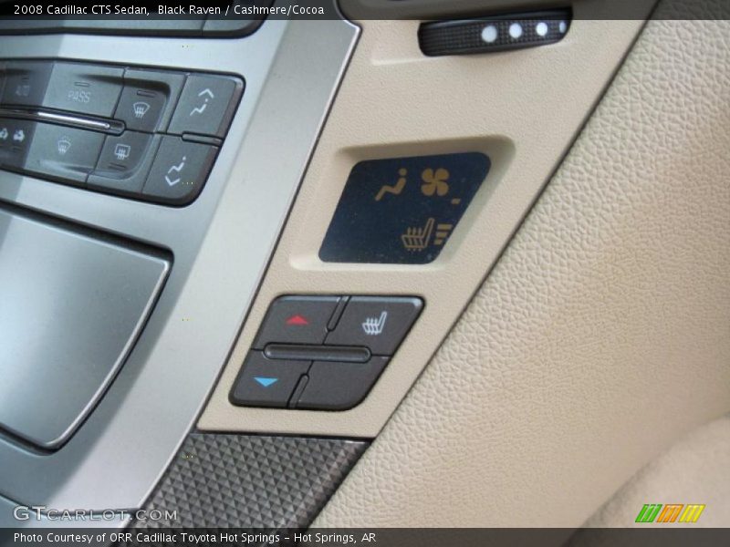 Black Raven / Cashmere/Cocoa 2008 Cadillac CTS Sedan