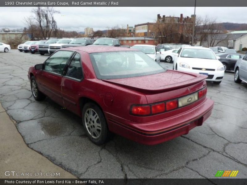  1993 Lumina Euro Coupe Red Garnet Metallic
