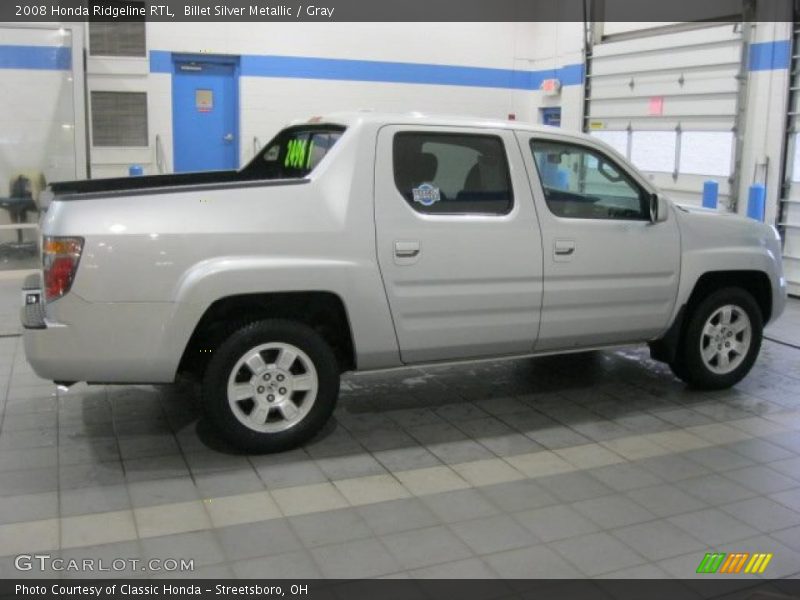 Billet Silver Metallic / Gray 2008 Honda Ridgeline RTL