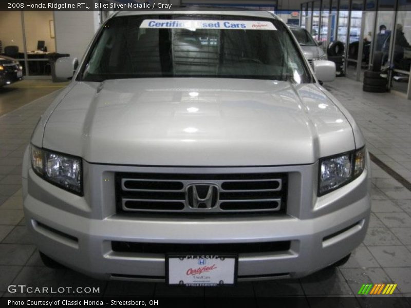 Billet Silver Metallic / Gray 2008 Honda Ridgeline RTL