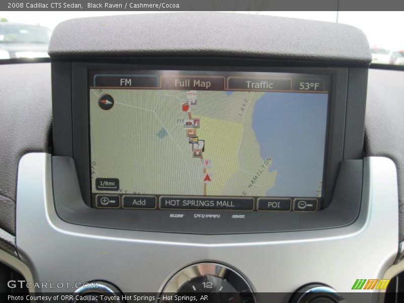 Navigation of 2008 CTS Sedan