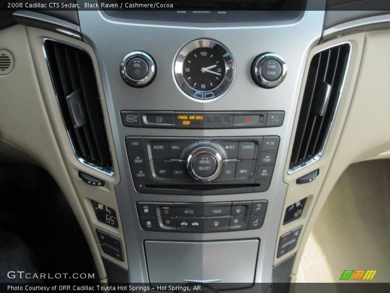 Controls of 2008 CTS Sedan