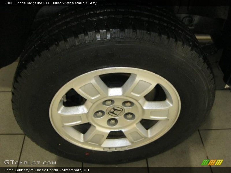 Billet Silver Metallic / Gray 2008 Honda Ridgeline RTL