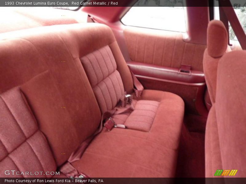  1993 Lumina Euro Coupe Red Interior