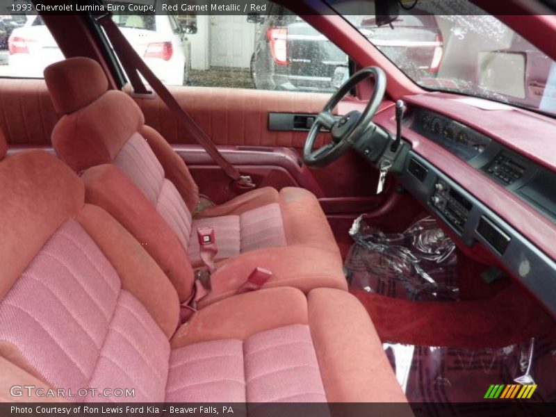  1993 Lumina Euro Coupe Red Interior