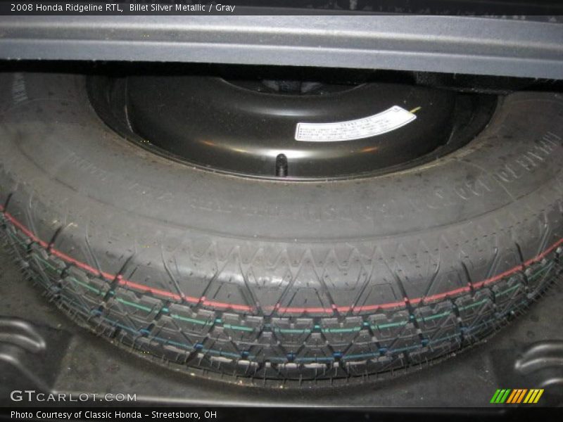 Billet Silver Metallic / Gray 2008 Honda Ridgeline RTL