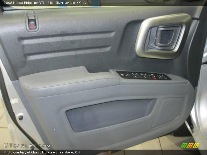 Billet Silver Metallic / Gray 2008 Honda Ridgeline RTL