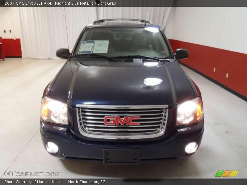 Midnight Blue Metallic / Light Gray 2007 GMC Envoy SLT 4x4