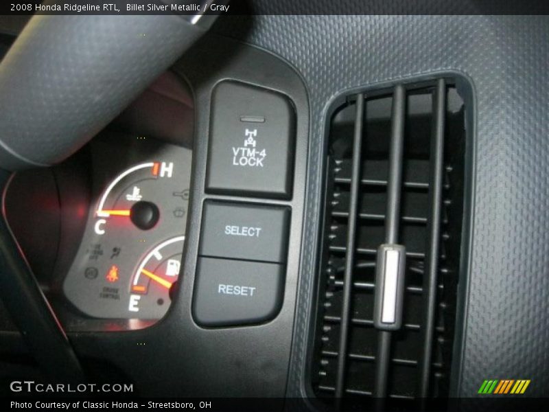 Billet Silver Metallic / Gray 2008 Honda Ridgeline RTL