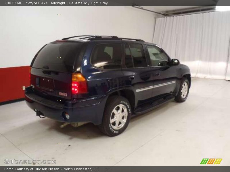 Midnight Blue Metallic / Light Gray 2007 GMC Envoy SLT 4x4