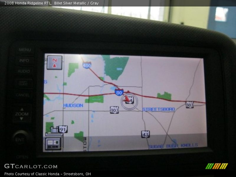 Billet Silver Metallic / Gray 2008 Honda Ridgeline RTL