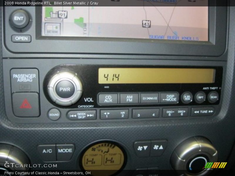 Billet Silver Metallic / Gray 2008 Honda Ridgeline RTL