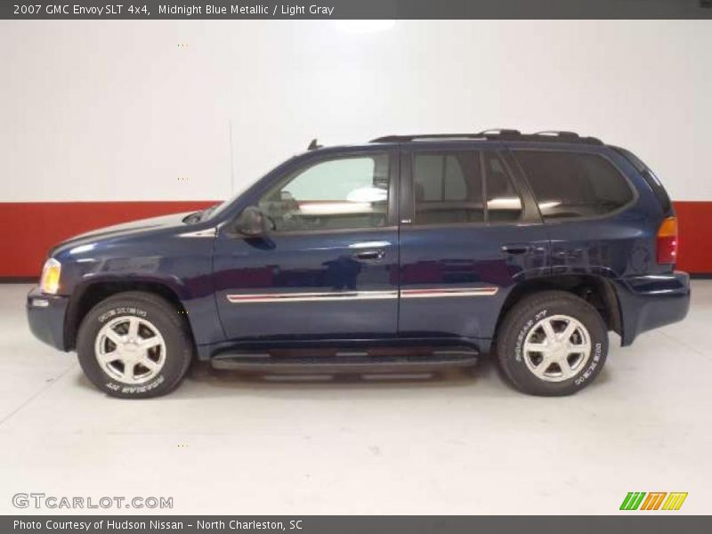 Midnight Blue Metallic / Light Gray 2007 GMC Envoy SLT 4x4