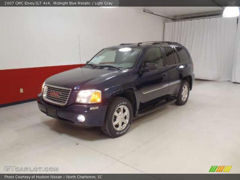 Midnight Blue Metallic / Light Gray 2007 GMC Envoy SLT 4x4