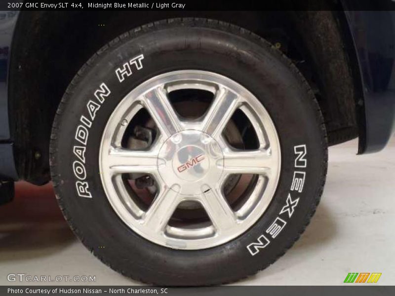 Midnight Blue Metallic / Light Gray 2007 GMC Envoy SLT 4x4