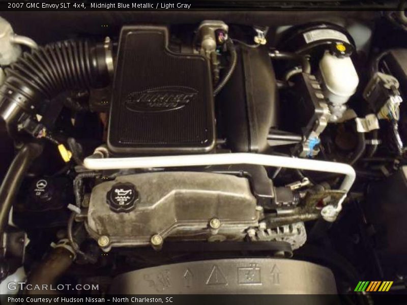 Midnight Blue Metallic / Light Gray 2007 GMC Envoy SLT 4x4