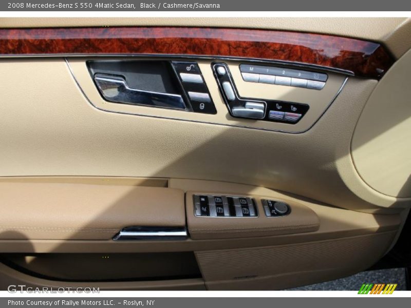 Black / Cashmere/Savanna 2008 Mercedes-Benz S 550 4Matic Sedan