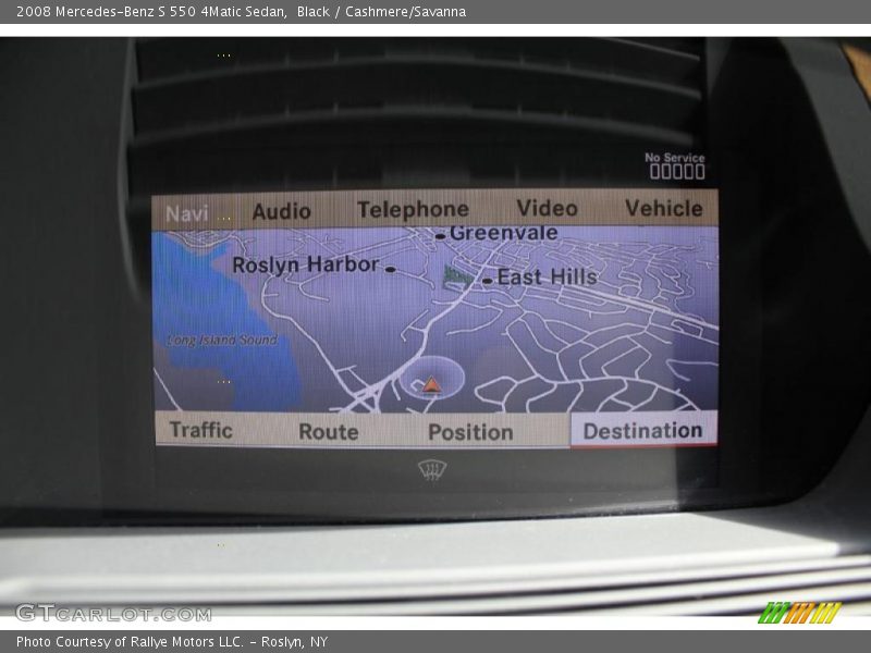 Black / Cashmere/Savanna 2008 Mercedes-Benz S 550 4Matic Sedan