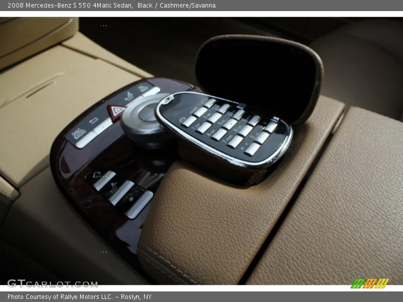 Black / Cashmere/Savanna 2008 Mercedes-Benz S 550 4Matic Sedan