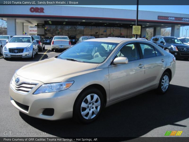 Sandy Beach Metallic / Bisque 2010 Toyota Camry LE