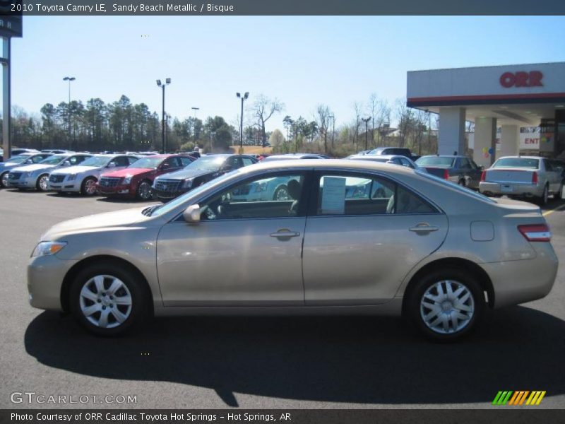 Sandy Beach Metallic / Bisque 2010 Toyota Camry LE