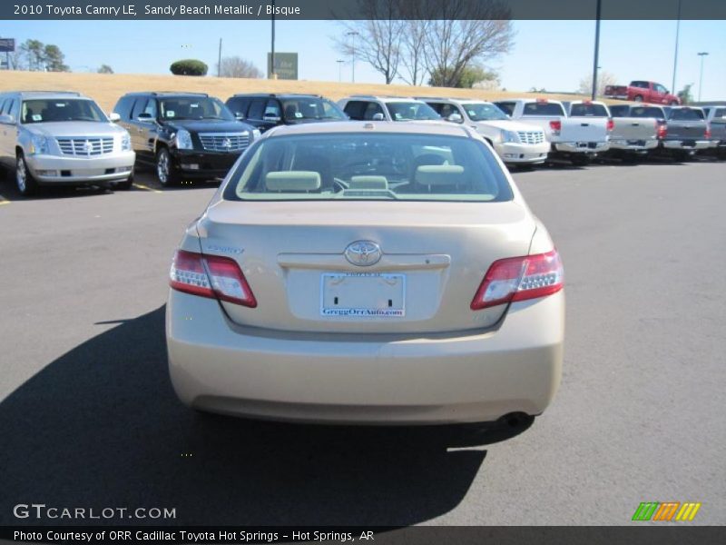 Sandy Beach Metallic / Bisque 2010 Toyota Camry LE