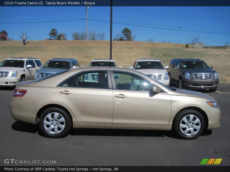 Sandy Beach Metallic / Bisque 2010 Toyota Camry LE