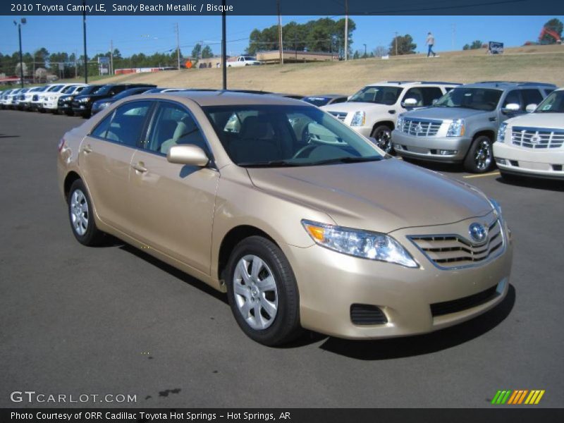 Sandy Beach Metallic / Bisque 2010 Toyota Camry LE
