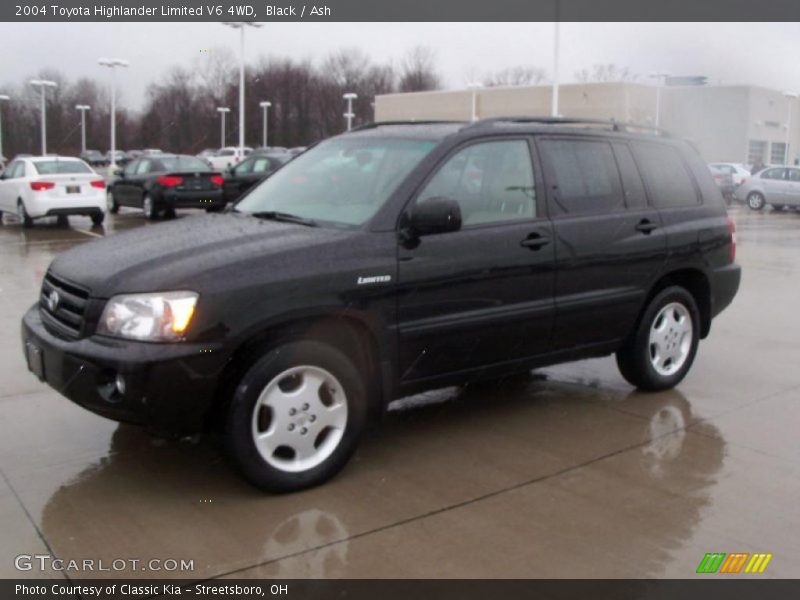 Black / Ash 2004 Toyota Highlander Limited V6 4WD