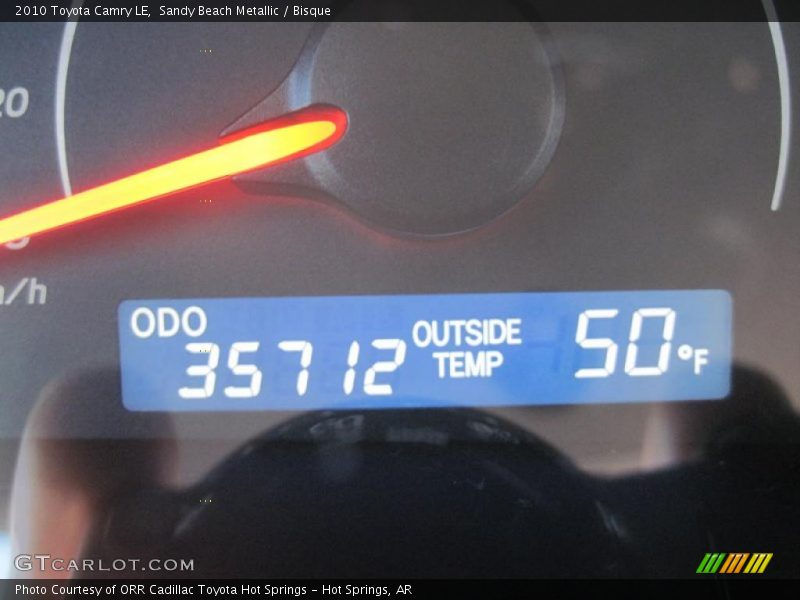 Sandy Beach Metallic / Bisque 2010 Toyota Camry LE