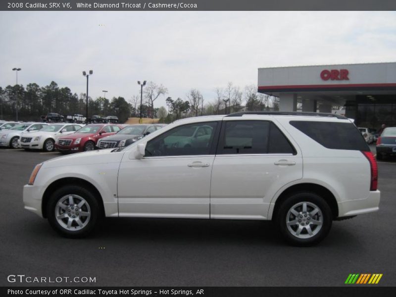 White Diamond Tricoat / Cashmere/Cocoa 2008 Cadillac SRX V6