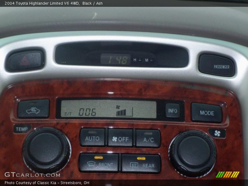 Black / Ash 2004 Toyota Highlander Limited V6 4WD