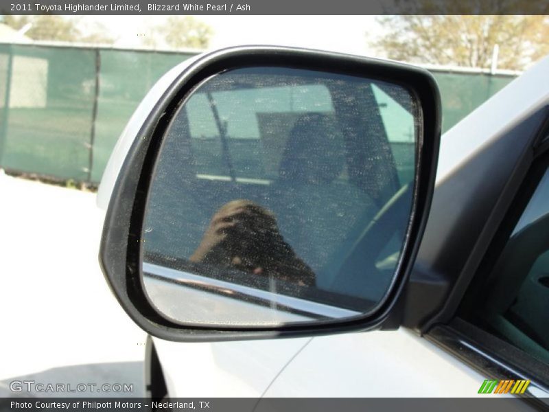 Blizzard White Pearl / Ash 2011 Toyota Highlander Limited